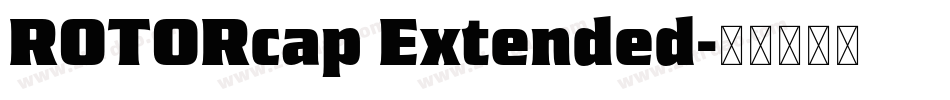 ROTORcap Extended字体转换
